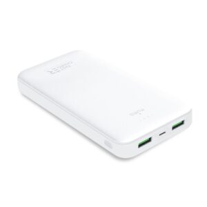 PURO White Fast Charger Power Bank – Power bank dla smartfonów i tabletów 20000 mAh