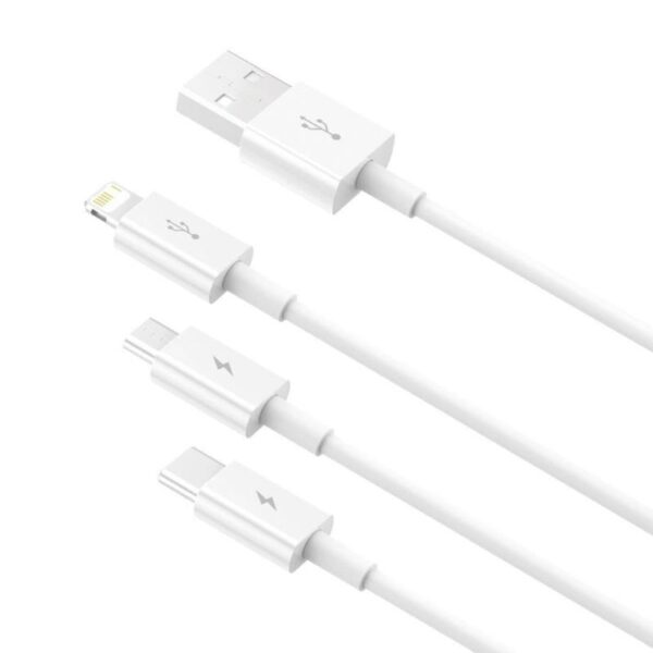 Baseus Superior Series - Kabel  połączeniowy USB-C do Lightning / USB-C / micro USB 3