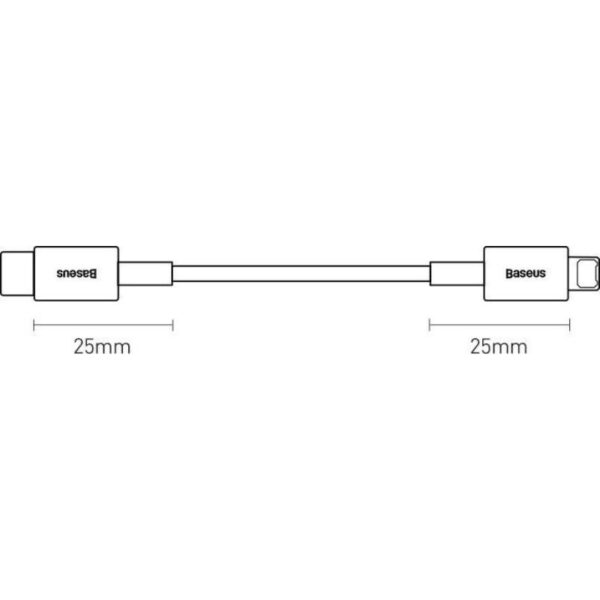 Baseus Superior Series - Kabel  połączeniowy USB-C do Lightning PD 20W 1m (czarny)