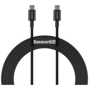 Baseus Superior Series - Kabel połączeniowy USB-C do USB-C PD 100W 2m (czarny)