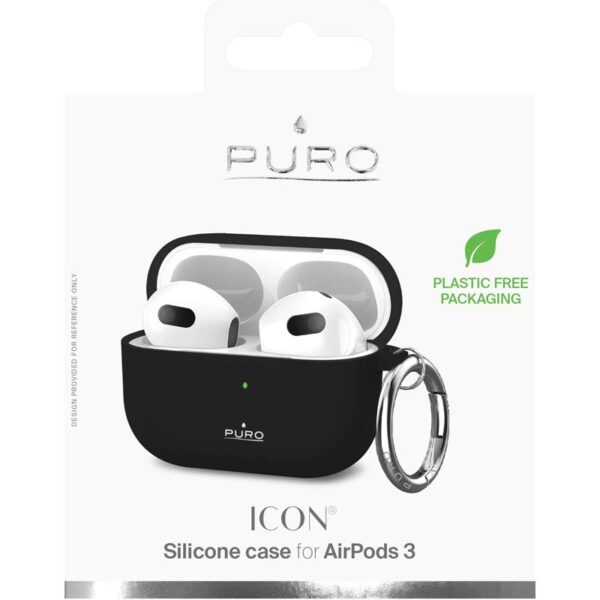 PURO ICON Case - Etui do Apple Airpods 3 (czarny)