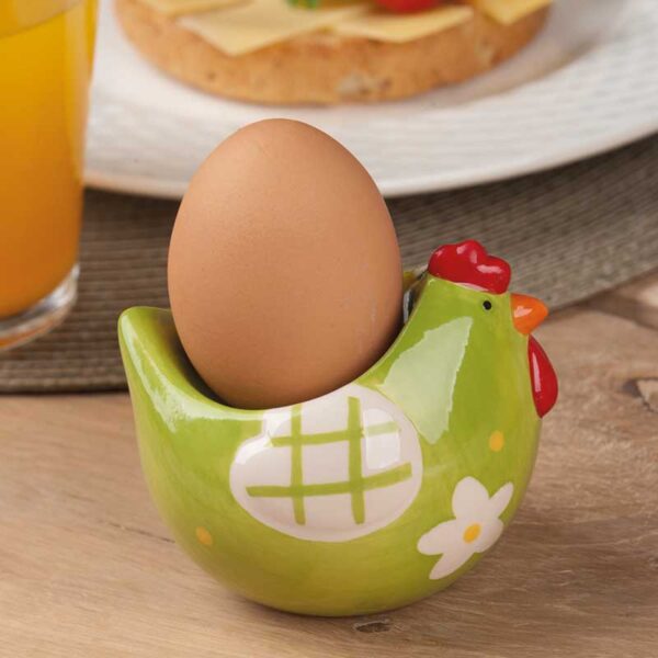Articasa - Ceramiczna podstawka do jajka w kształcie kurczaka