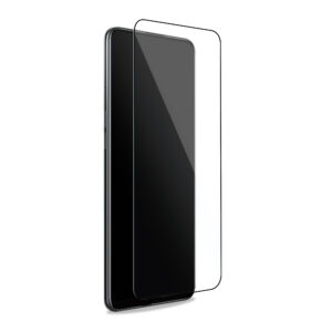 PURO Frame Tempered Glass - Szkło ochronne hartowane na ekran Samsung Galaxy S22 Ultra (czarna ramka)