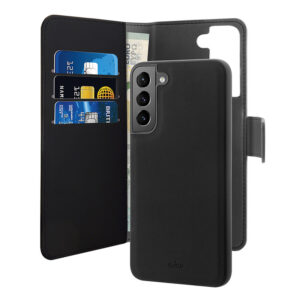 PURO Wallet Detachable - Etui 2w1 Samsung Galaxy S22 (czarny)
