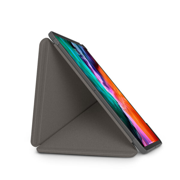 Moshi VersaCover - Etui origami iPad Pro 12.9" (2021) z ładowaniem Apple Pencil (Charcoal Black)