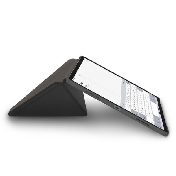 Moshi VersaCover - Etui origami iPad Pro 12.9" (2021) z ładowaniem Apple Pencil (Charcoal Black)