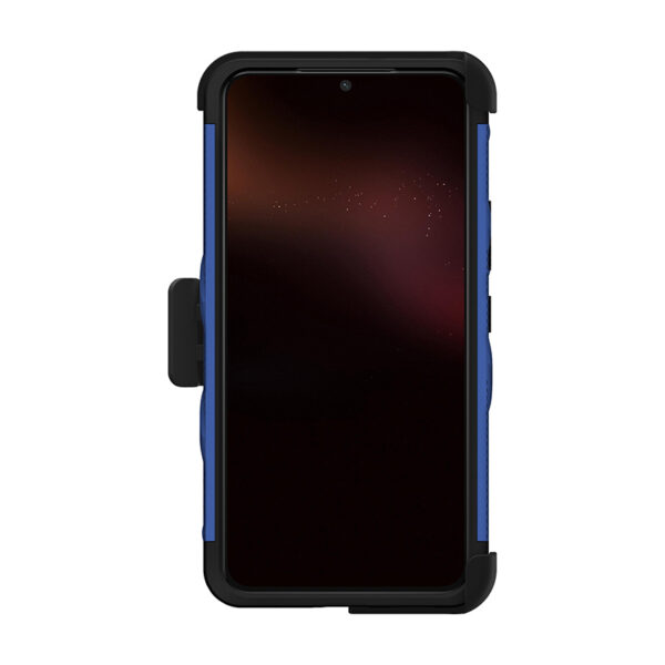 ZIZO BOLT Series - Pancerne etui Samsung Galaxy S22 ze szkłem 9H na ekran + uchwyt z podstawką (niebieski)