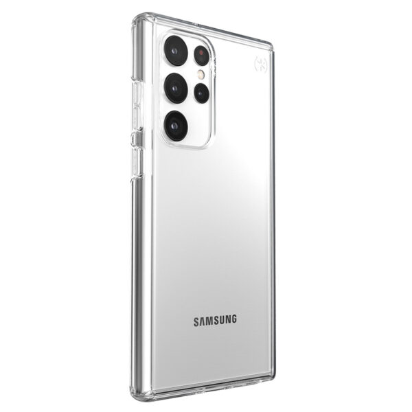 Speck Presidio Perfect-Clear - Etui Samsung Galaxy S22 Ultra z powłoką MICROBAN (Clear/Clear)