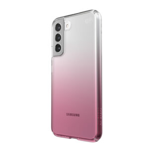 Speck Presidio Perfect-Clear Ombre - Etui Samsung Galaxy S22+ z powłoką antybakteryjną MICROBAN (Clear/Vintage Rose)