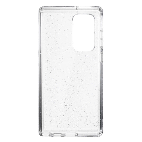 Speck Presidio Perfect-Clear with Glitter - Etui Samsung Galaxy S22 Ultra z powłoką antybakteryjną MICROBAN (Clear/Platinum Glitter)