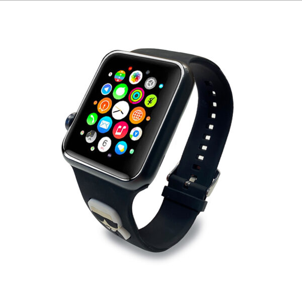 Karl Lagerfeld Silicone Karl Head – Pasek do Apple Watch 38/40/41 mm (czarny)