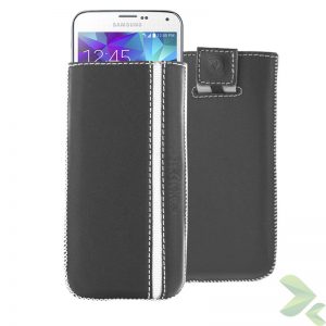 Valenta Pocket Stripe - Skórzane etui wsuwka Samsung Galaxy S5
