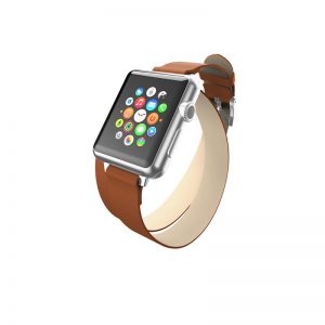 Incipio Reese Double Wrap - Skórzany pasek do Apple Watch 38mm (tan)