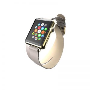 Incipio Reese Double Wrap - Skórzany pasek do Apple Watch 38mm (taupe)