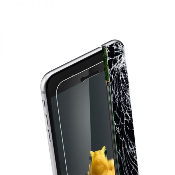Wrapsol Hybrid - Hartowane szkło ochronne 9H + folia na obudowę do iPhone 6s Plus / iPhone 6 Plus