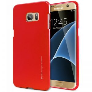 Mercury I-Jelly - Etui Samsung Galaxy S7 Edge (czerwony)