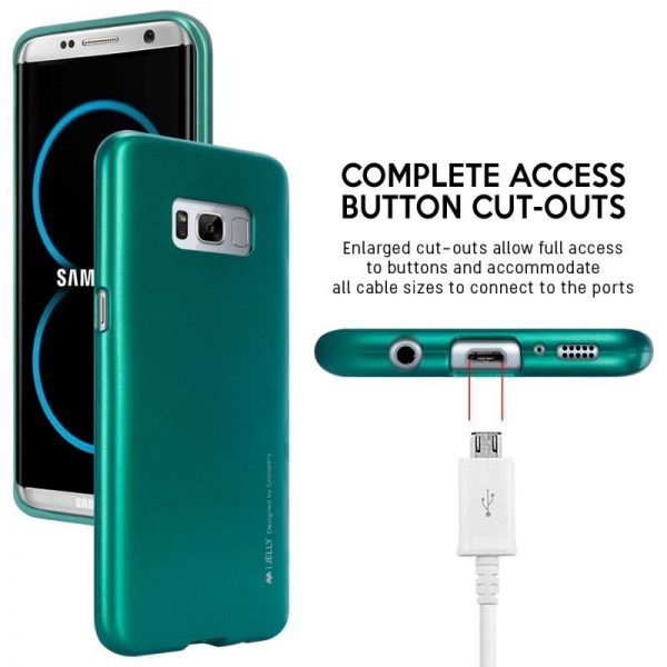 Mercury I-Jelly - Etui Samsung Galaxy S8 (zielony)