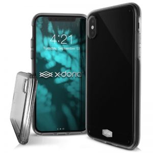 X-Doria ClearVue - Etui iPhone Xs / X (ciemny przydymiony)