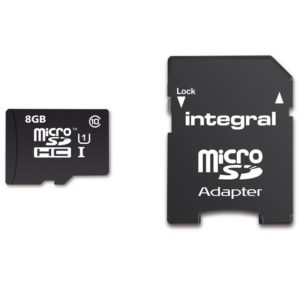 Integral UltimaPro - Karta pamięci 8GB microSDHC/XC 90MB/s Class 10 UHS-I U1 + Adapter