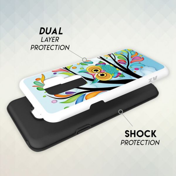 Zizo Sleek Hybrid Design Cover - Etui Samsung Galaxy S9+ (Owl)