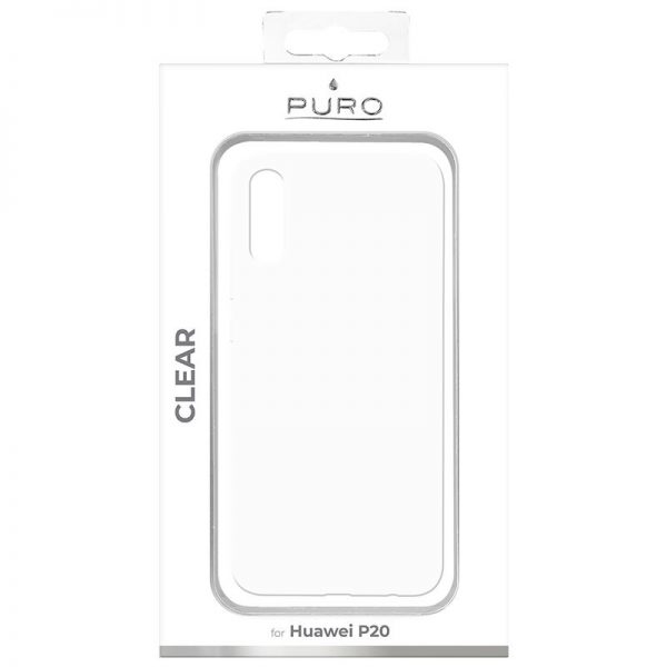 PURO Clear Cover - Etui Huawei P20 (przezroczysty)