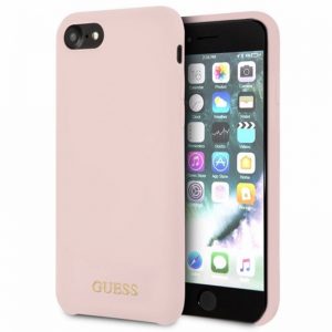 Guess Silicone - Etui iPhone 8 / 7 (Light Pink)