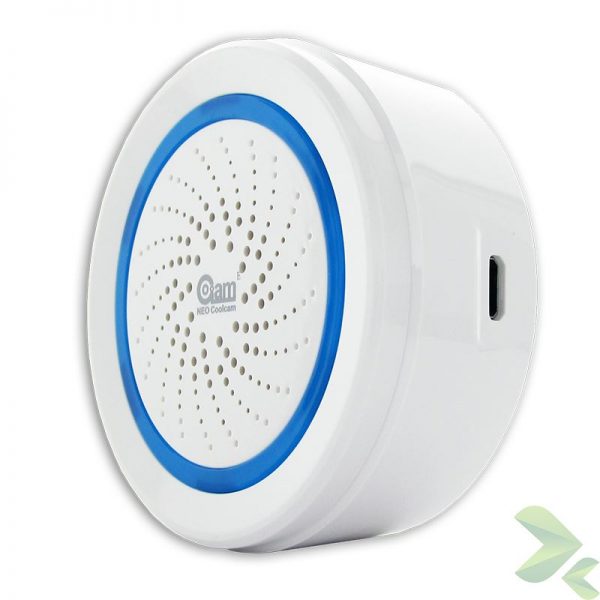 Coolcam Siren Alarm - Syrena alarmowa z zasilaniem bateryjnym lub poprzez port Micro-USB Z-Wave Plus