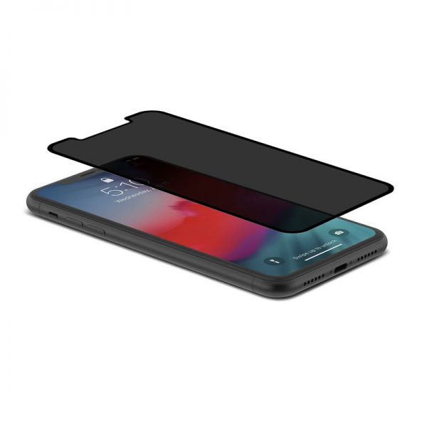 Moshi IonGlass Privacy - Szkło na ekran iPhone 11 / iPhone XR z filtrem prywatyzującym