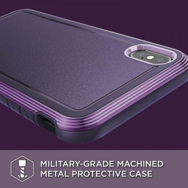 X-Doria Defense Ultra - Pancerne etui iPhone Xs Max (Drop test 4m) (Purple)