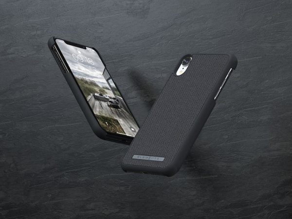 Nordic Elements Original Idun - Materiałowe etui iPhone XR (Dark Grey)