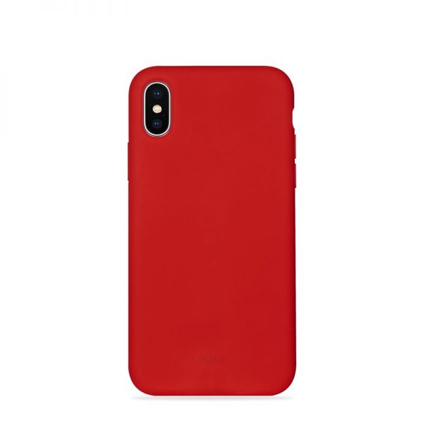 PURO ICON Cover - Etui iPhone Xs Max (czerwony) Limited edition