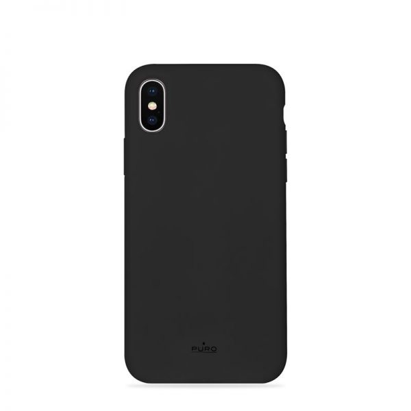 PURO ICON Cover - Etui iPhone Xs / X (czarny) Limited edition