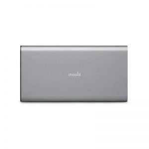 Moshi IonSlim Portable Battery - Aluminiowy power bank USB-C 30 W Power Delivery 10K (Titanium Gray)