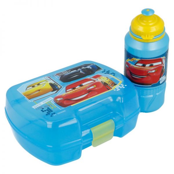 Cars - Zestaw Śniadaniówka / Lunchbox + bidon (420 ml)