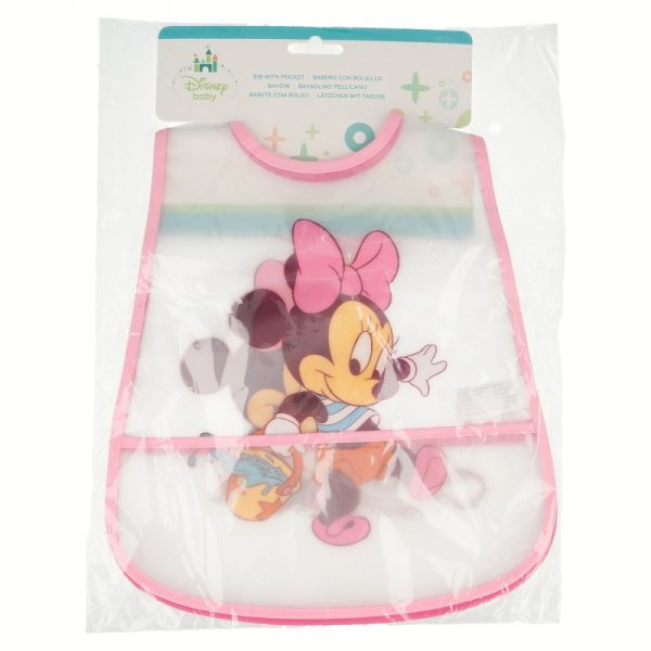 Minnie Mouse - Śliniak z kieszonką (2 szt)