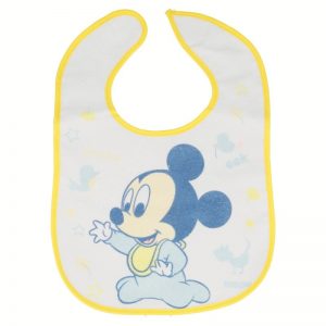 Mickey Mouse - Śliniak mały na rzep (2 szt)