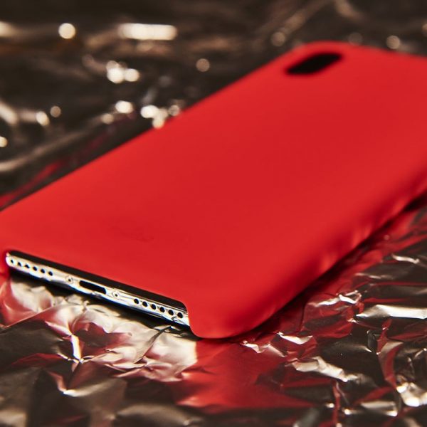 PURO ICON Cover - Etui iPhone SE 2020 / 8 / 7 / 6s / 6 (czerwony)