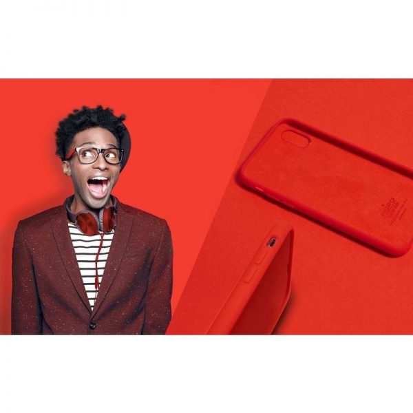 PURO ICON Cover - Etui Samsung Galaxy S10 (czerwony) Limited edition
