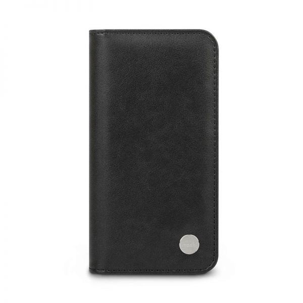 Moshi Overture - Etui 2w1 iPhone 11 Pro z kieszeniami na karty + stand up (system SnapTo) (Charcoal Black)