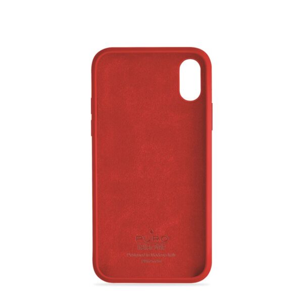 PURO ICON Cover - Etui iPhone Xs / X (czerwony) Limited edition