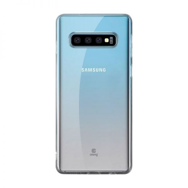 Crong Crystal Slim Cover - Etui Samsung Galaxy S10 (przezroczysty)