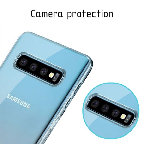 Crong Crystal Slim Cover - Etui Samsung Galaxy S10+ (przezroczysty)