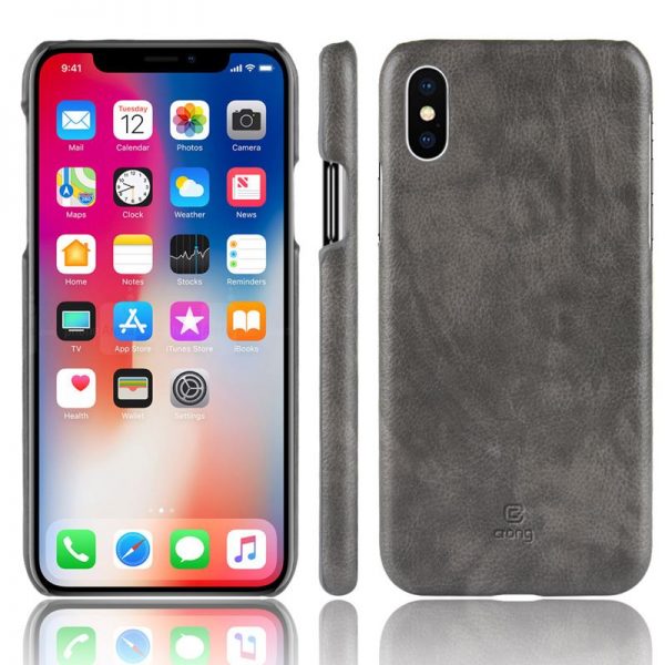 Crong Essential Cover - Etui iPhone Xs / X (szary)
