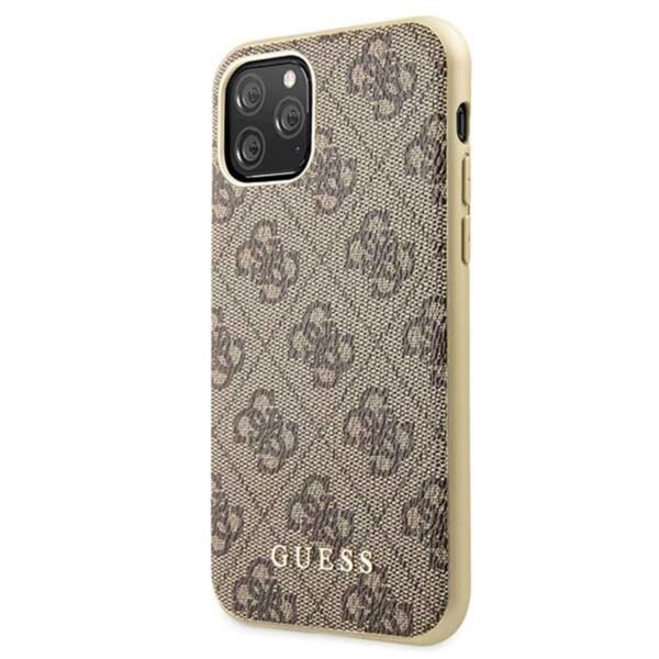 Guess 4G Charms Collection - Etui iPhone 11 Pro (brązowy)