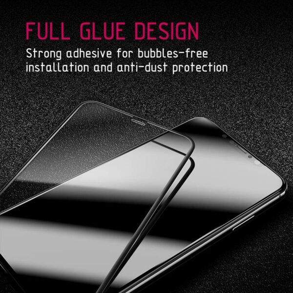 Crong Edge Glass 4D Full Glue - Szkło hartowane na cały ekran iPhone 8 / 7 (biała ramka)