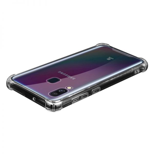 Crong Hybrid Protect Cover - Etui Samsung Galaxy A40 (przezroczysty)