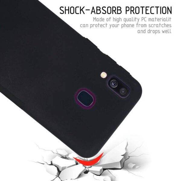 Crong Smooth Skin - Etui Samsung Galaxy A40 (czarny)