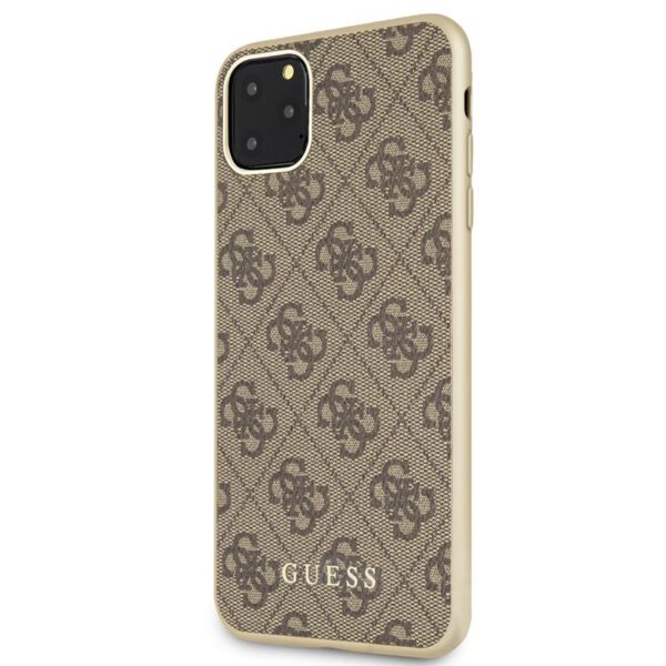 Guess 4G Charms Collection - Etui iPhone 11 Pro Max (brązowy)