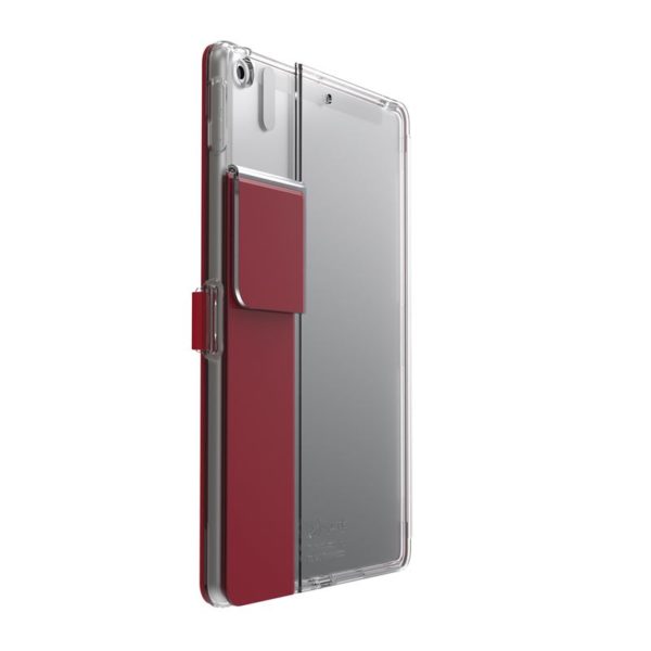 Speck Balance Folio Clear - Etui iPad 10.2" w/Magnet & Stand up (Heartrate Red/Clear)