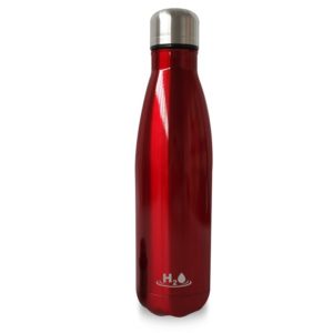 PURO H2O - Butelka termiczna ze stali nierdzewnej 500 ml (Shiny Red)